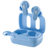 Skullcandy Dime 3 Wireless Earbuds, Bluetooth Headphones, Noise Isolating Fit, Up To 20 Hours Battery, Microphone For Iphone Android, Easy Carry With Integrated Lanyard Preppy Blue